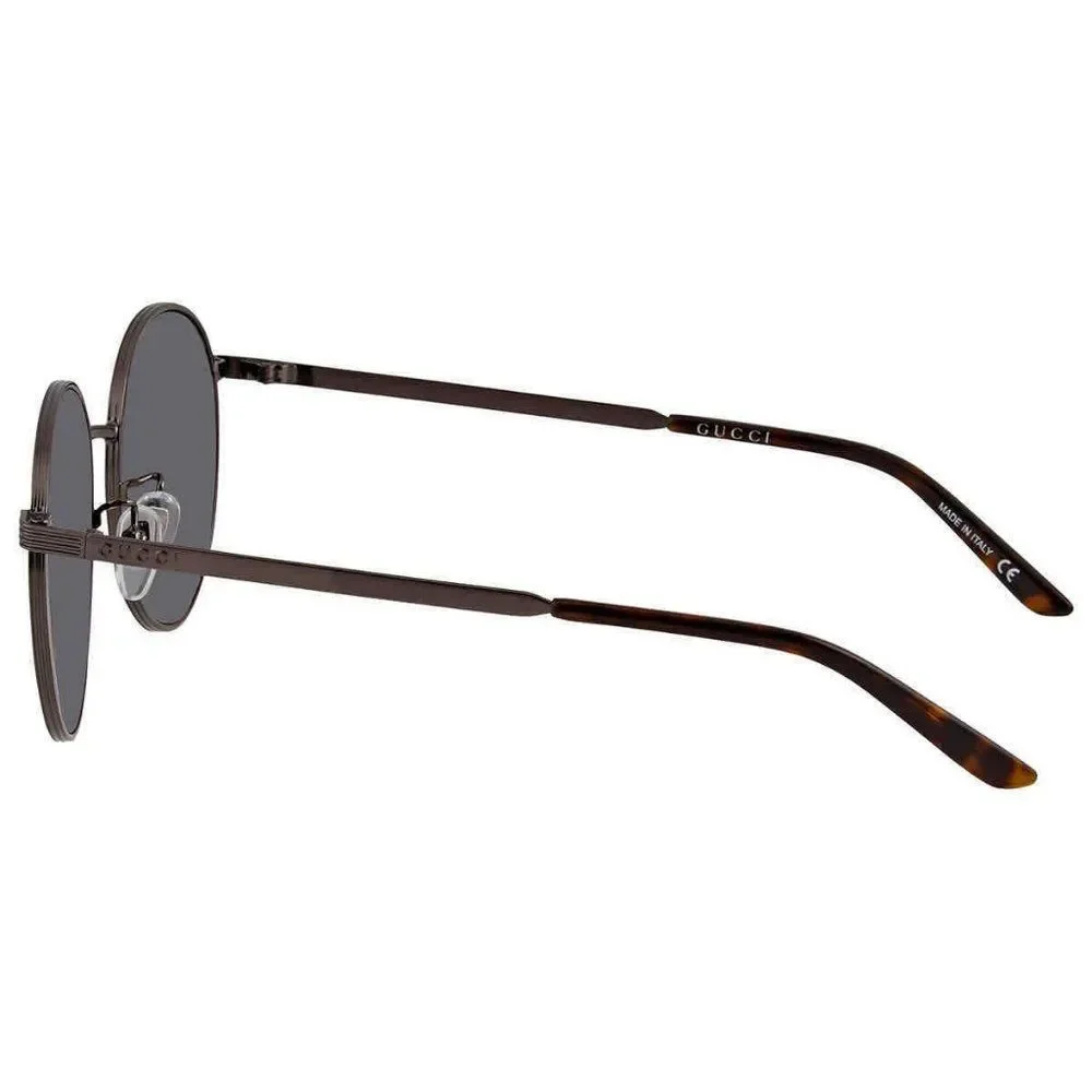 NEW Gucci Grey Round Unisex Sunglasses